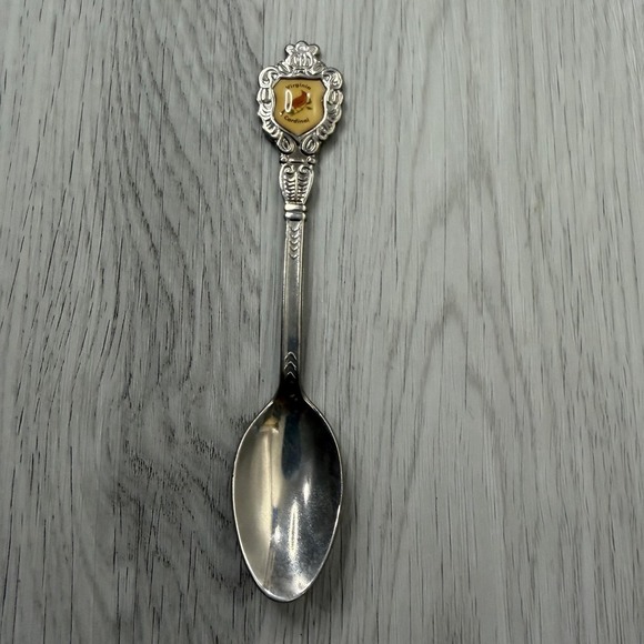 Other - Virginia Cardinal State Bird Souvenir Spoon Enamel Ornate Handle
